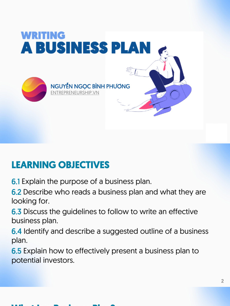 Writing an Effective Business Plan | PDF | Market (Economics) | Profit ...