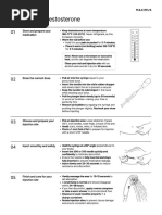 Self-Administering Testosterone IM Injection | PDF | Injection ...