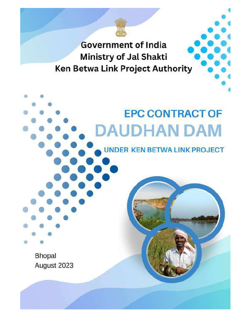 EPC Tender for Ken Betwa Link Project | PDF | Dam | Joint Venture