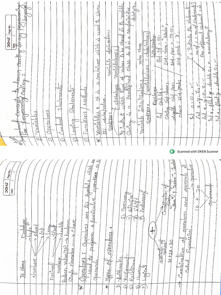 Programming Notes | PDF