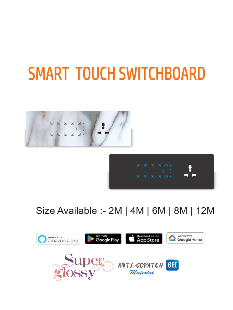 Touch Switch Board Colour Selection | PDF