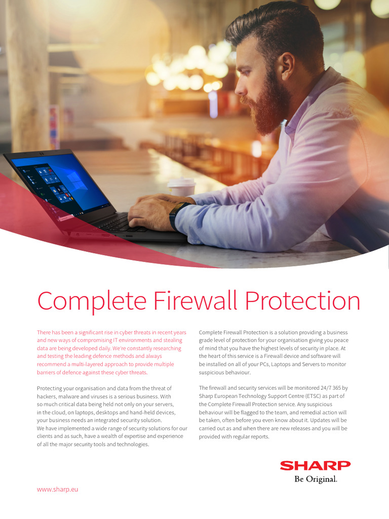 Sharp Europe - It Services - Complete Firewall Protection - Datasheet ...