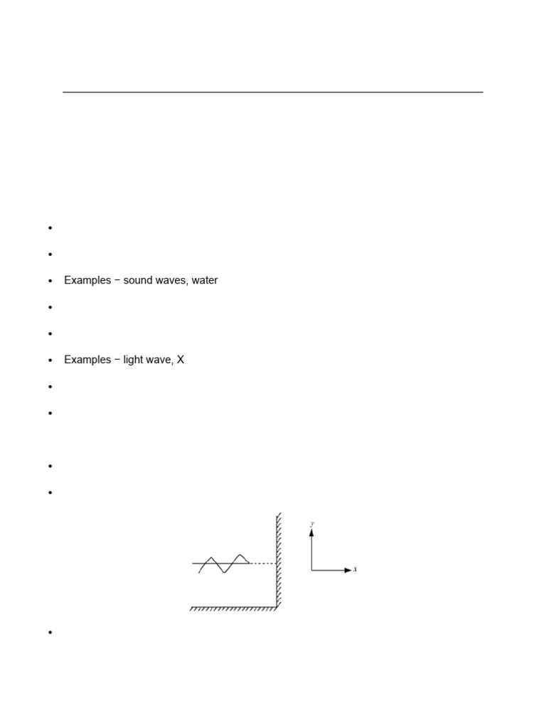 Types and Properties of Waves Explained | PDF | Waves | Oscillation