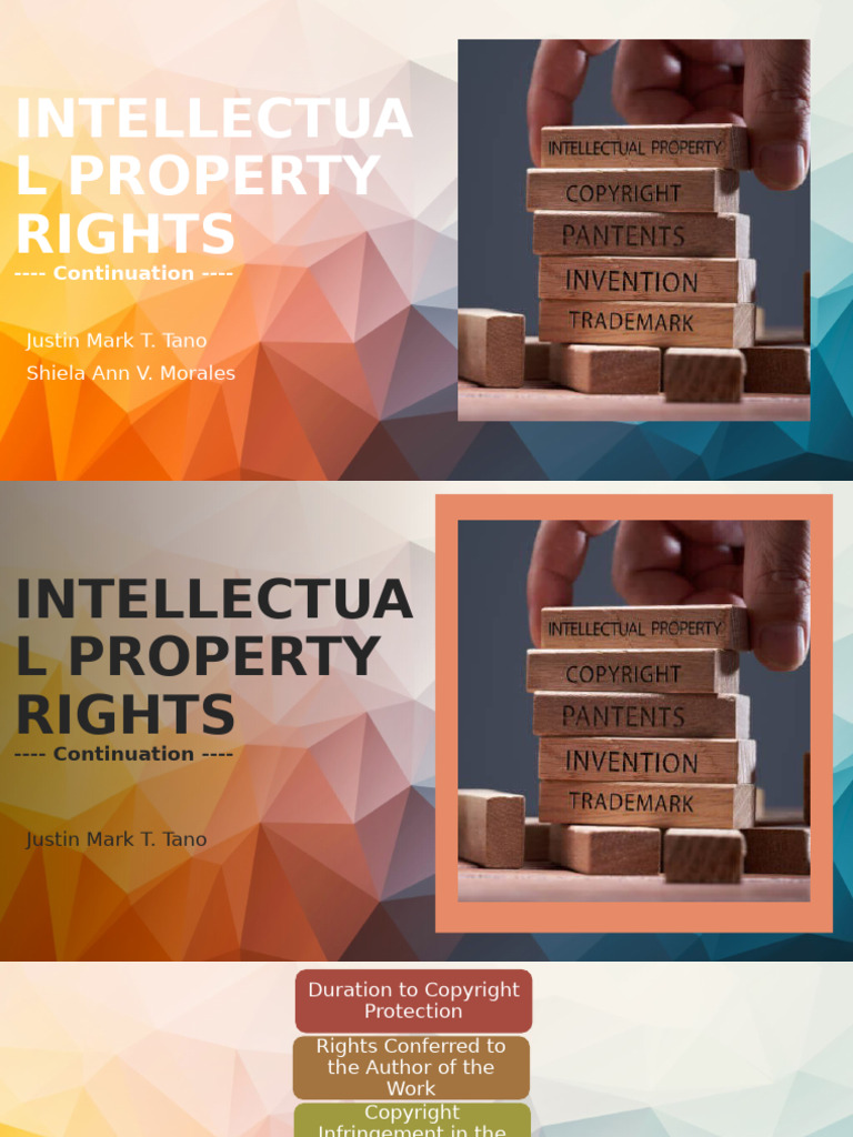 Understanding Intellectual Property Rights | PDF | Copyright ...