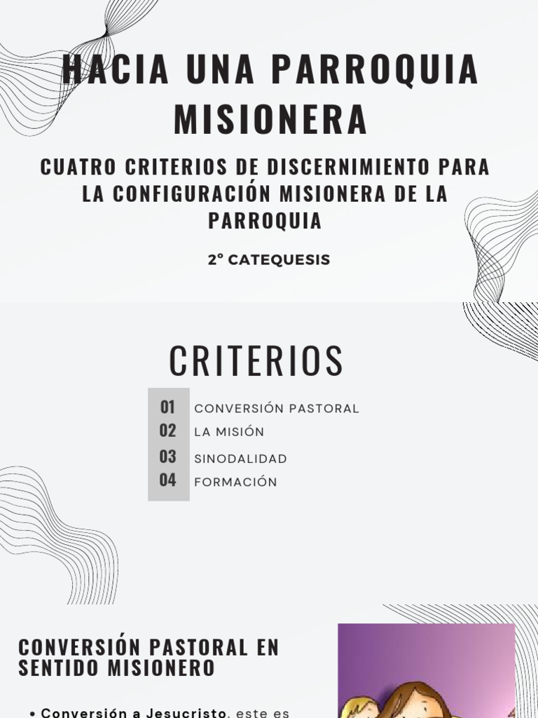 Criterios para Parroquias Misioneras | PDF