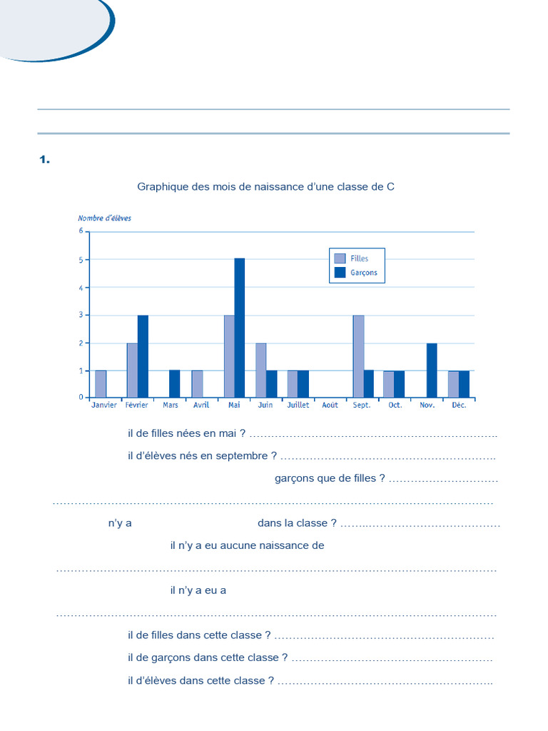 Lire et Construire un Graphique CM2 | PDF