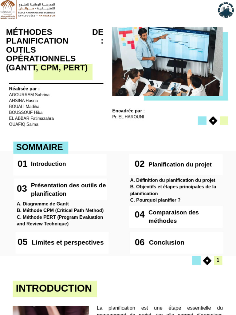 Méthodes de Planification de Projet | PDF | Planification | Gestion de ...