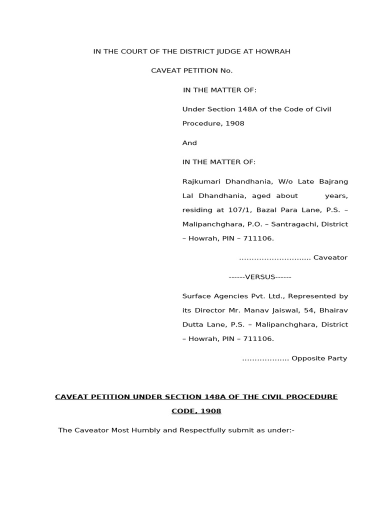 CAVEAT | PDF