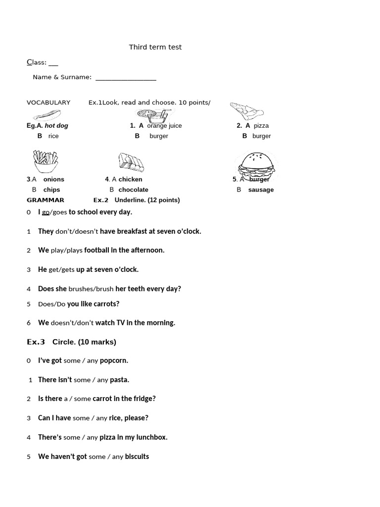 SMILES 3 Test 3 | PDF