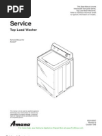 Download Amana Top Load Washer Service Manual by Samurai Appliance Repair Man SN8677902 doc pdf