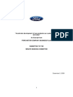 Download Excerpt from Ford Motor Company Business Plan - Accelerate Development by Ford Motor Company SN8677914 doc pdf
