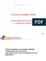 Cloud compting PPT 