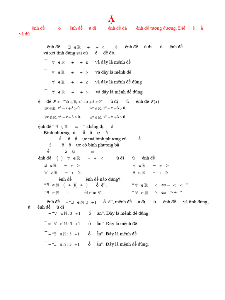 De On Phan 1 | PDF