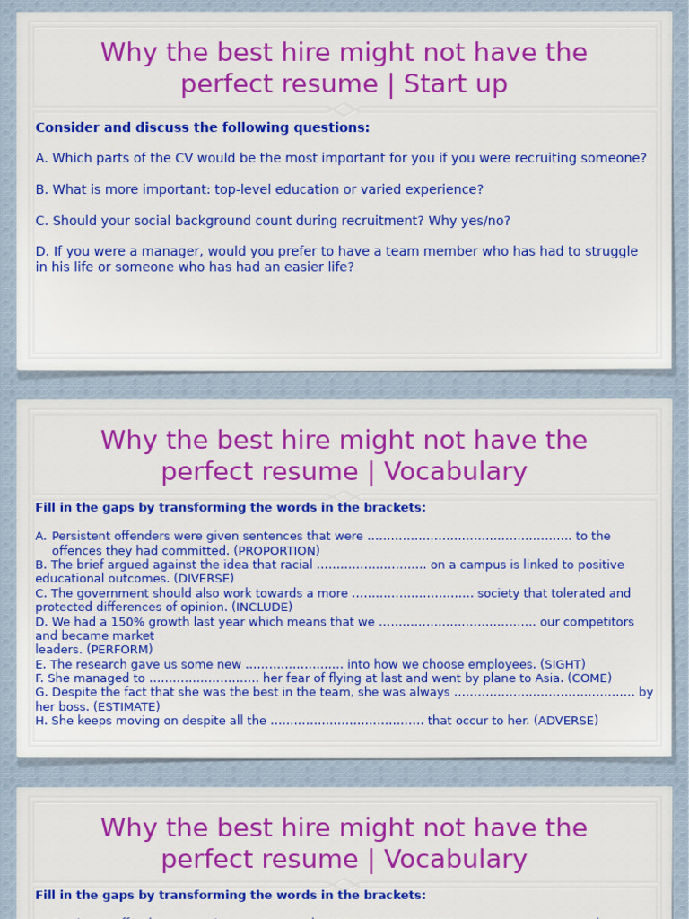 Hiring Beyond Resumes: Key Insights | PDF