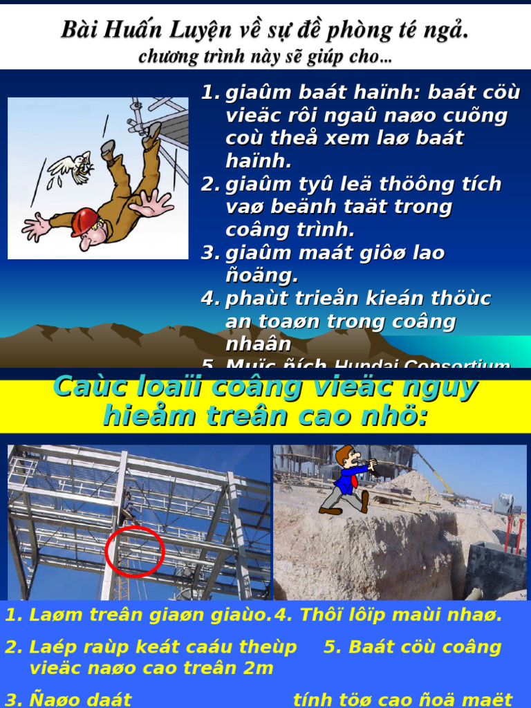 Fall Protection Training (VN) | PDF
