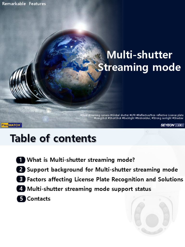 Eng - Remarkable Features-Multi-shutter Streaming Mode-20250215 | PDF ...