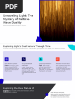 The Dual Nature of Light Explained | PDF | Light | Waves