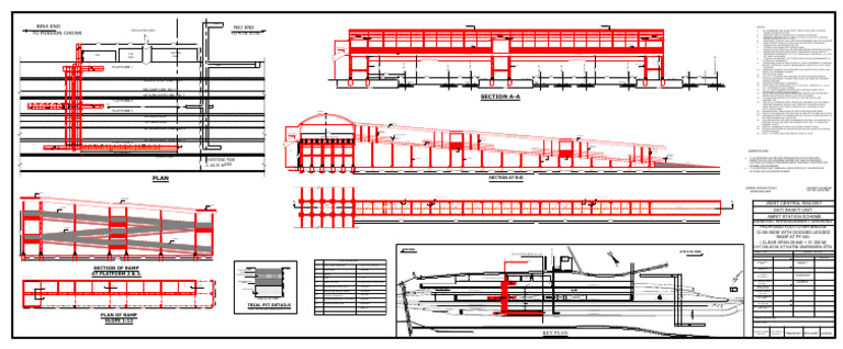 Proposed 12m Wide Foot Over Bridge Design | PDF | Rail Transport ...