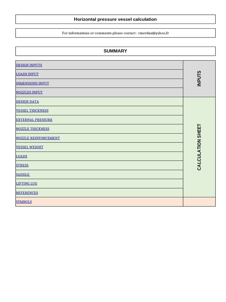 Horizontal Pressure Vessel Design Guide | PDF | Strength Of Materials ...