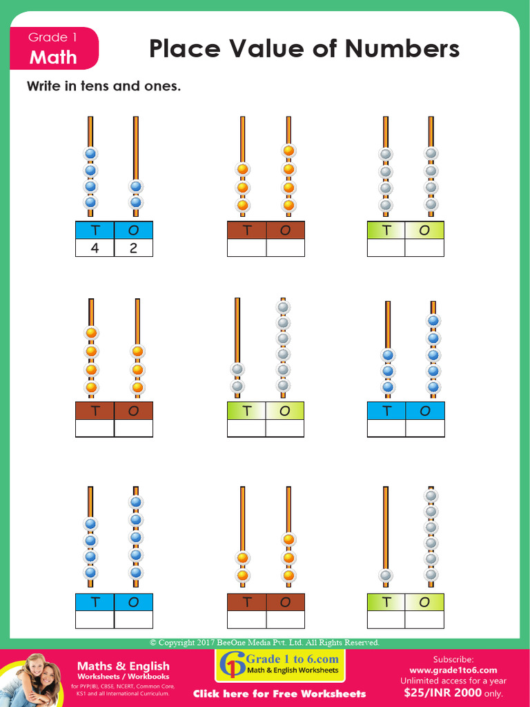 Writing in Tens and Ones | PDF
