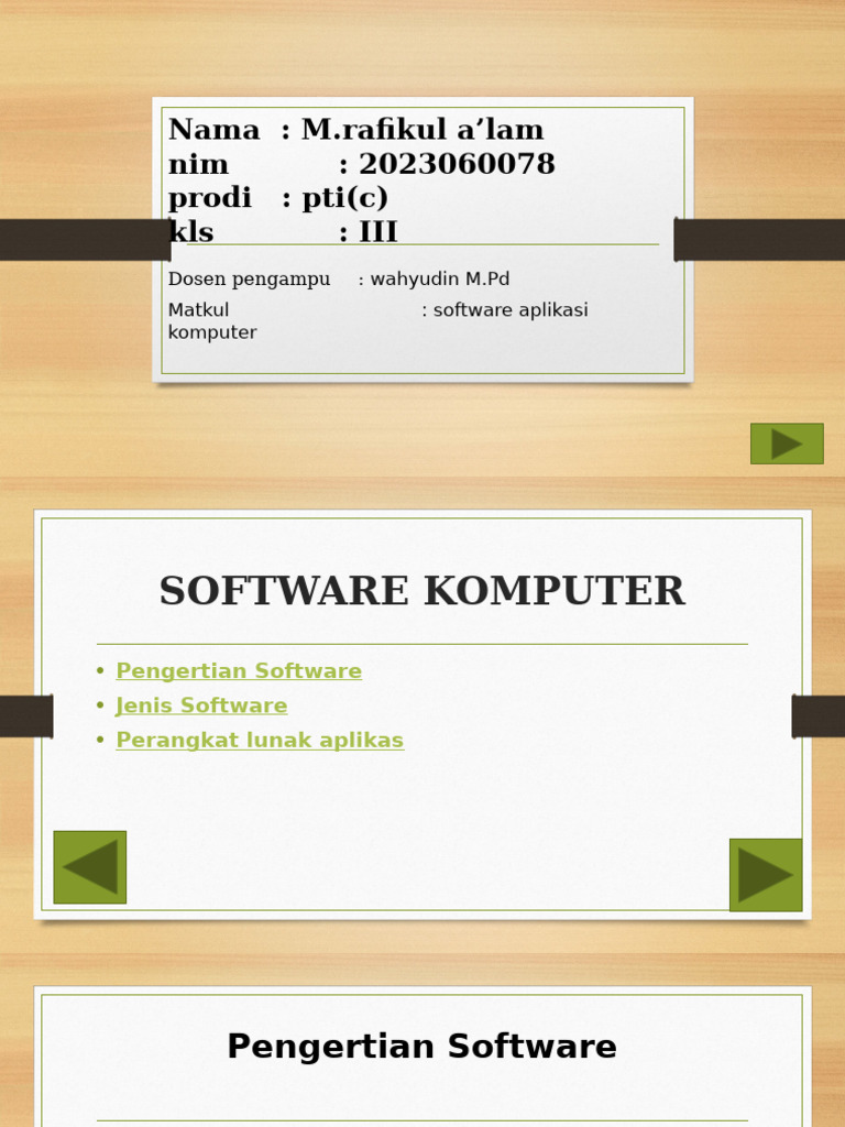 Pengertian dan Jenis Software Komputer | PDF