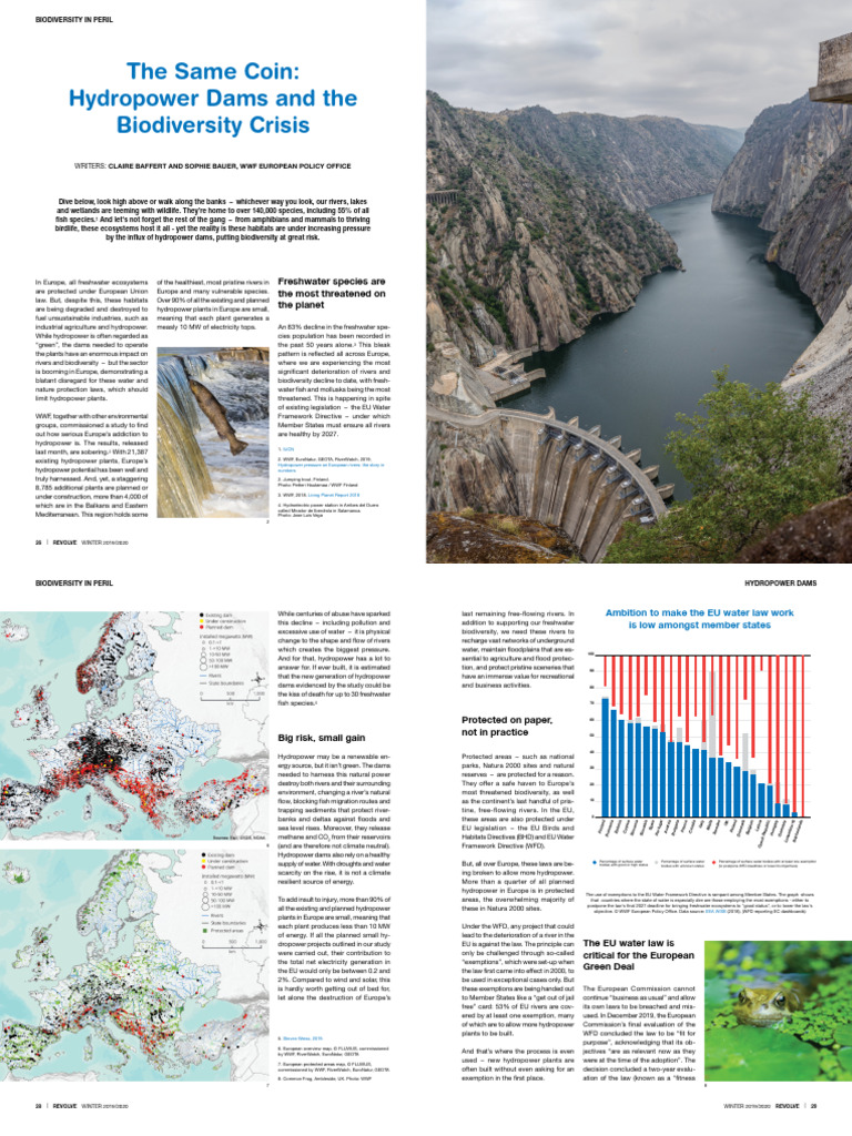 Re 34 26 33 Hydropower Dams and The Biodiversity Crisis 1 | PDF ...