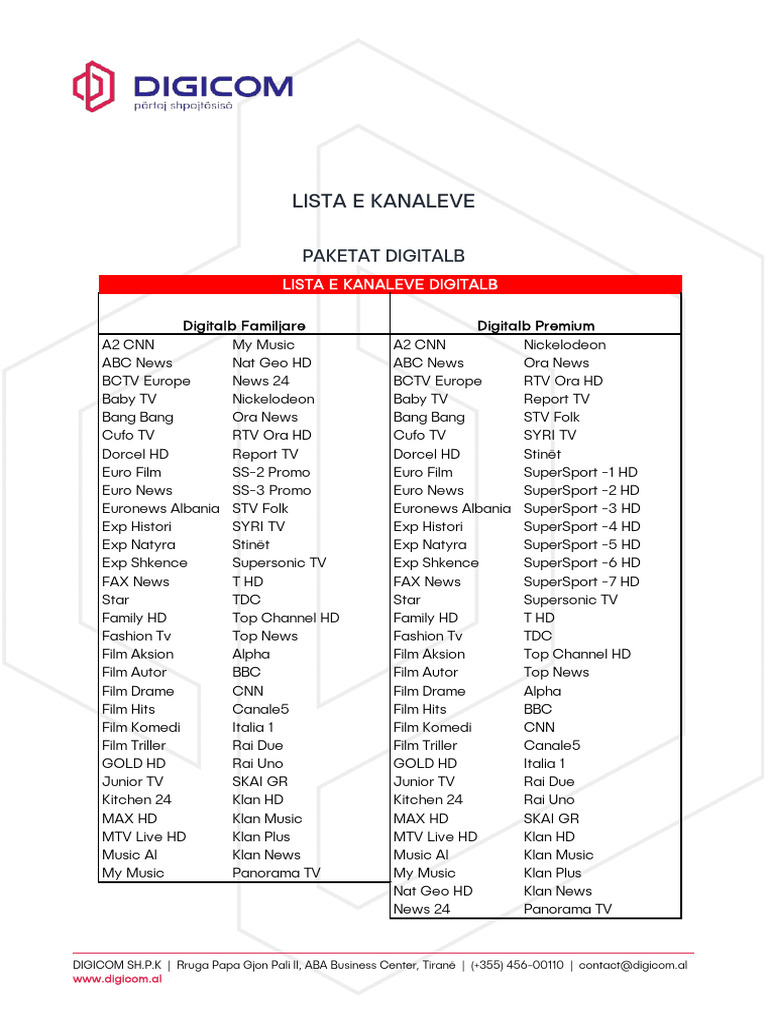 digitalb-channel-list-and-packages-pdf-albania-mass-media