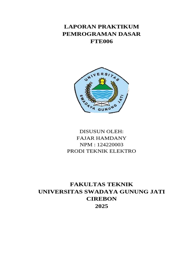 Modul 3: Pemrograman C++ Dasar | PDF