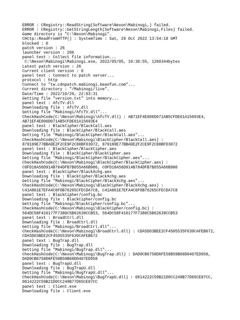 Launcher Log 0 To 26 | PDF | Windows Registry | System Software