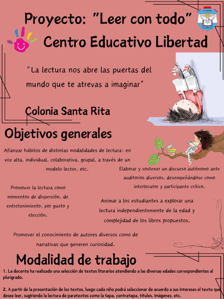 Fomentando la Lectura en Estudiantes | PDF | Educación en artes ...
