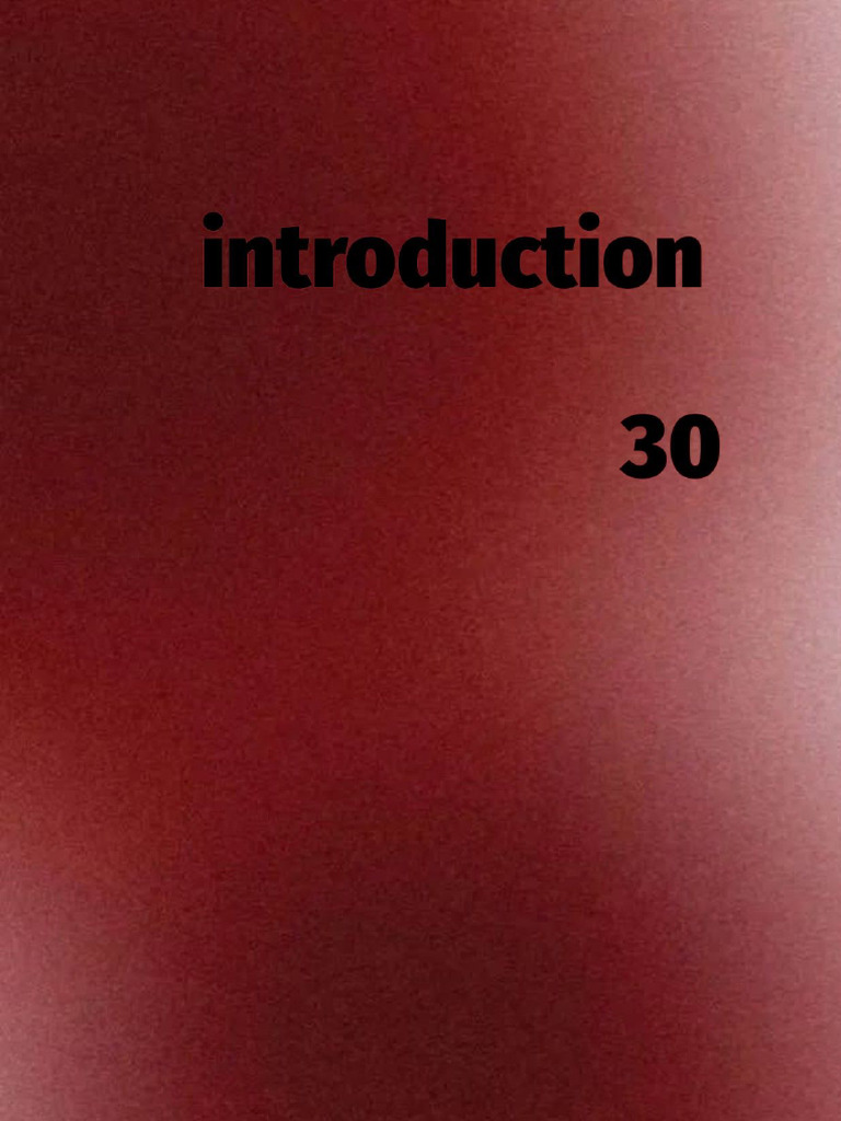 Introduction 30 | PDF