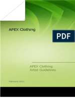 APEX Clothing Artist Guidelines