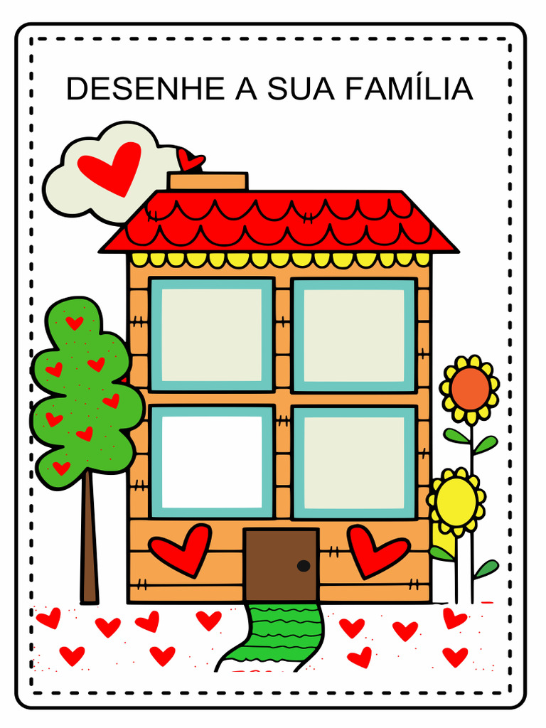 Atividade Desenhe Sua Familia | PDF