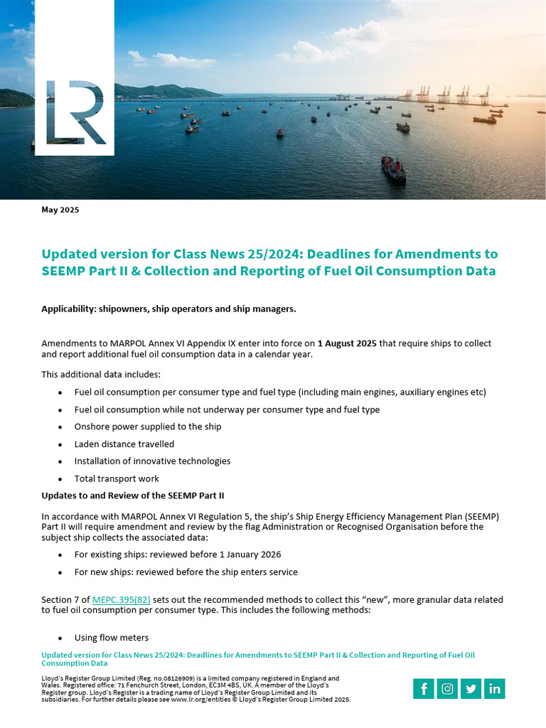 Updates To and Review of The SEEMP Part II 1746702898 | PDF