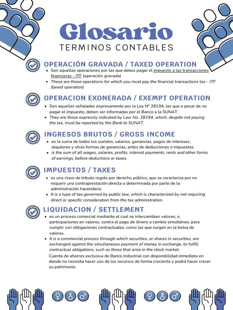 Glosario Terminos Contables 3. | PDF | Business | Economias
