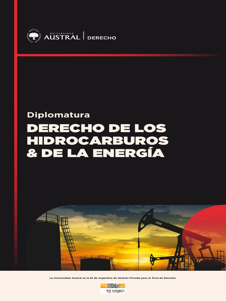 Diplomatura en Derecho de Hidrocarburos | PDF | Petróleo | Refinería de ...