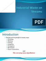 Effects of Industrial Waste On Streams