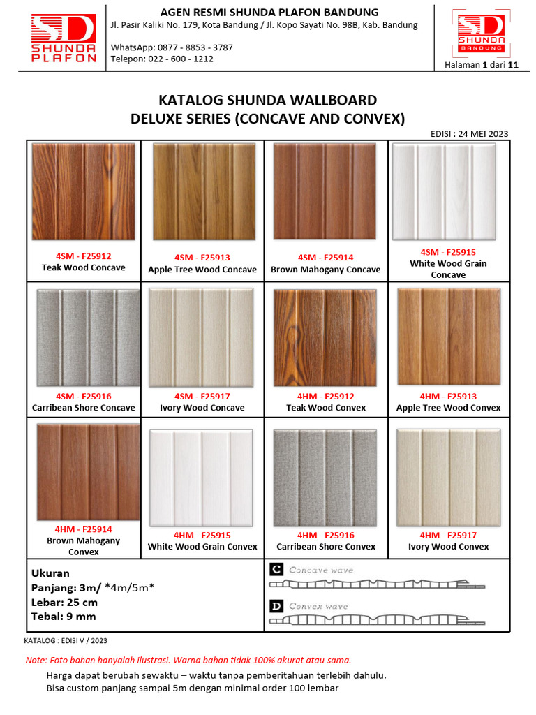 Katalog Shunda Plafon dan Wallboard | PDF