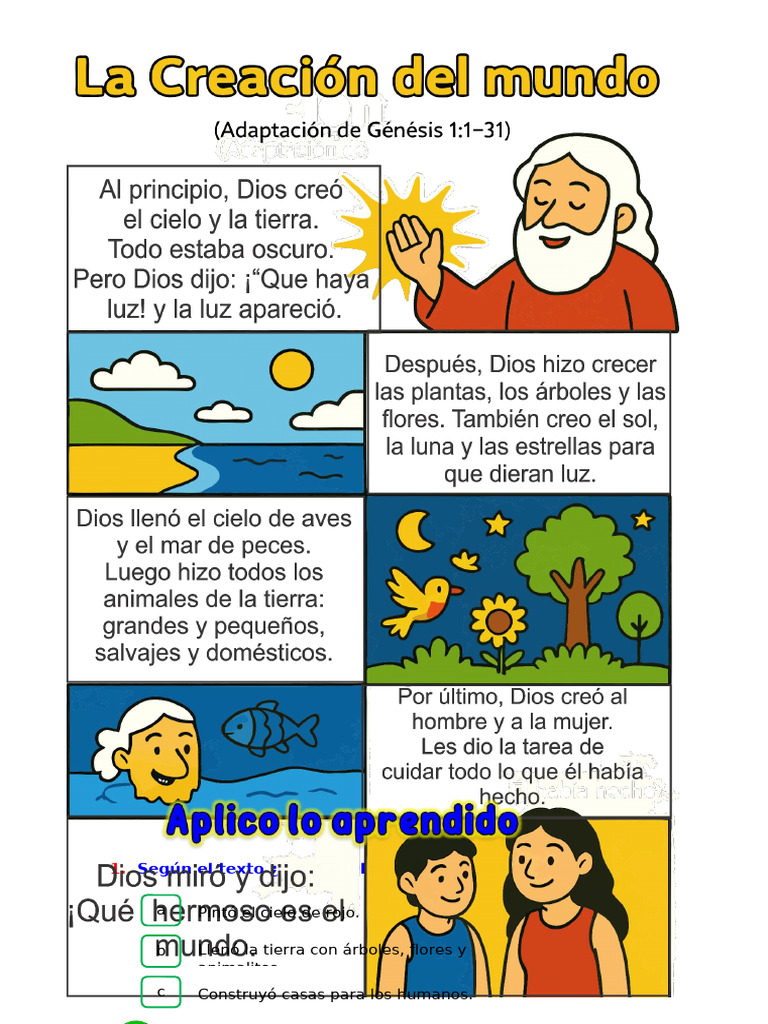 Cuidando la Creación de Dios para Niños | PDF