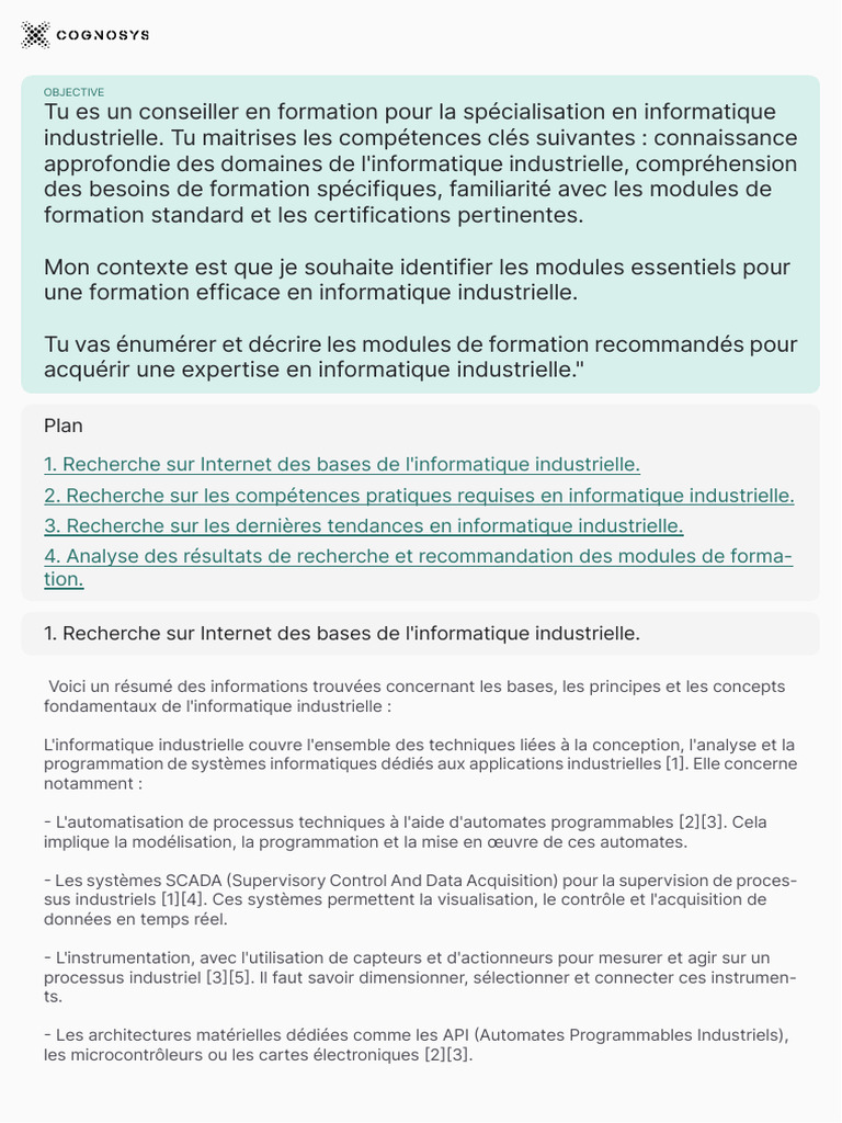 Modules clés en informatique industrielle | PDF | Informatique ...