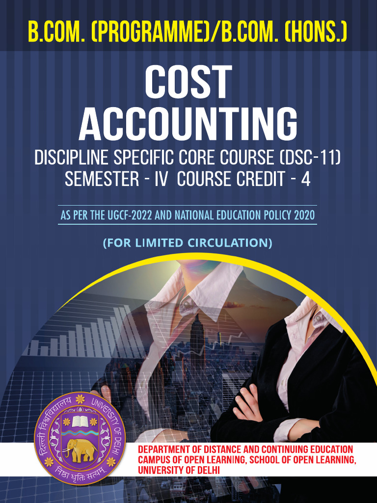 Cost Accounting Overview for B.Com Students | PDF | Cost Accounting ...