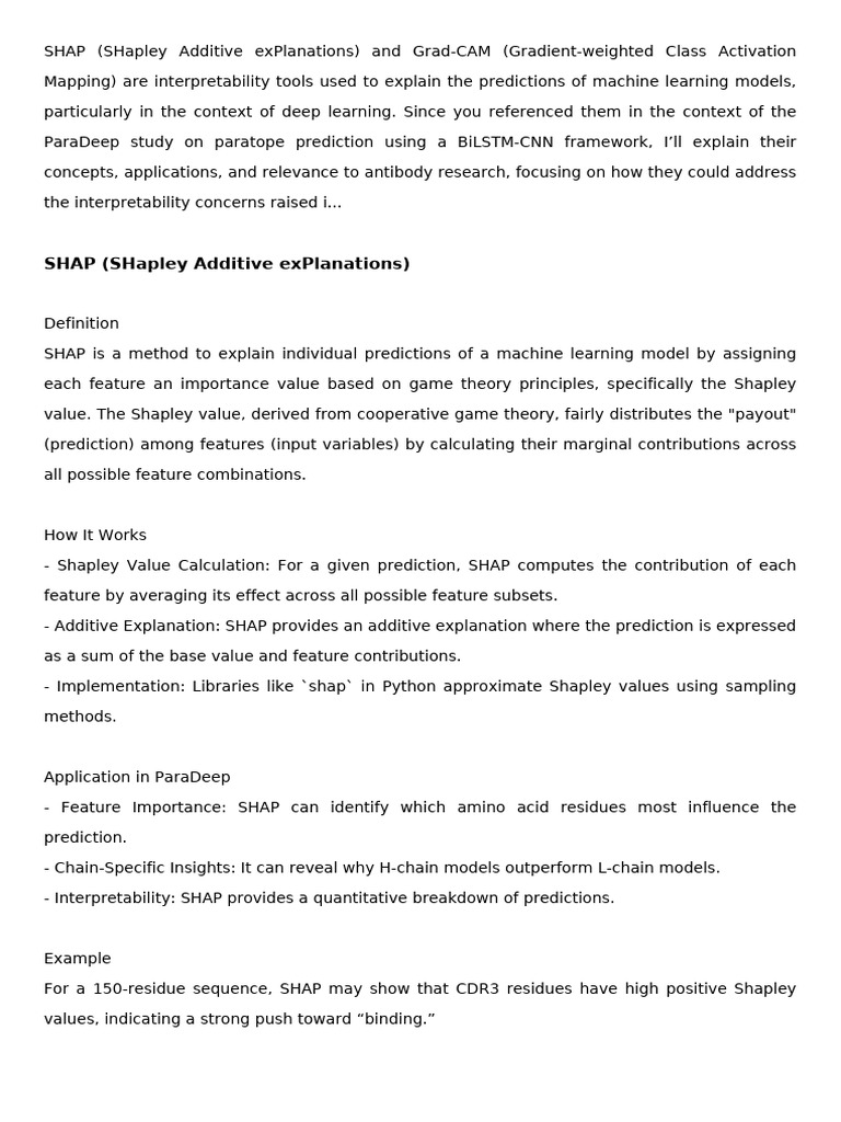 SHAP and Grad-CAM in Antibody Research | PDF | Machine Learning ...