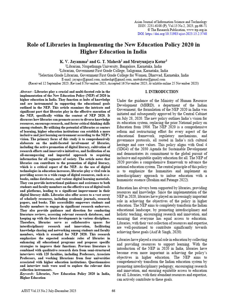 AJIST+Vol 13+no 2+July-December+2023,+pp 66-71 | PDF | Libraries ...