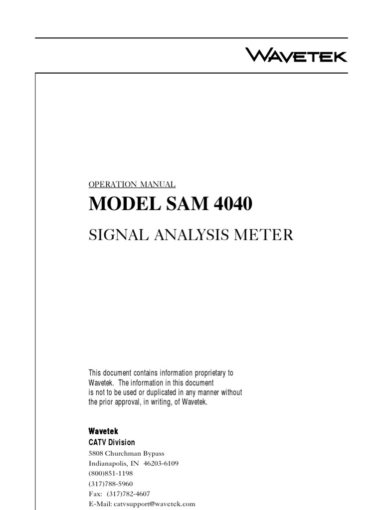 Sam 4040 | PDF | Battery Charger | Bandwidth (Signal Processing)