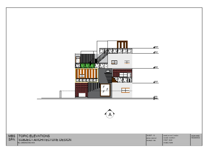 Dwarka Model Elevation Design | PDF