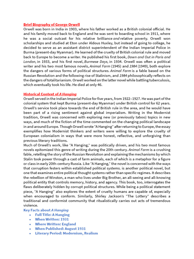 Historical Context of 