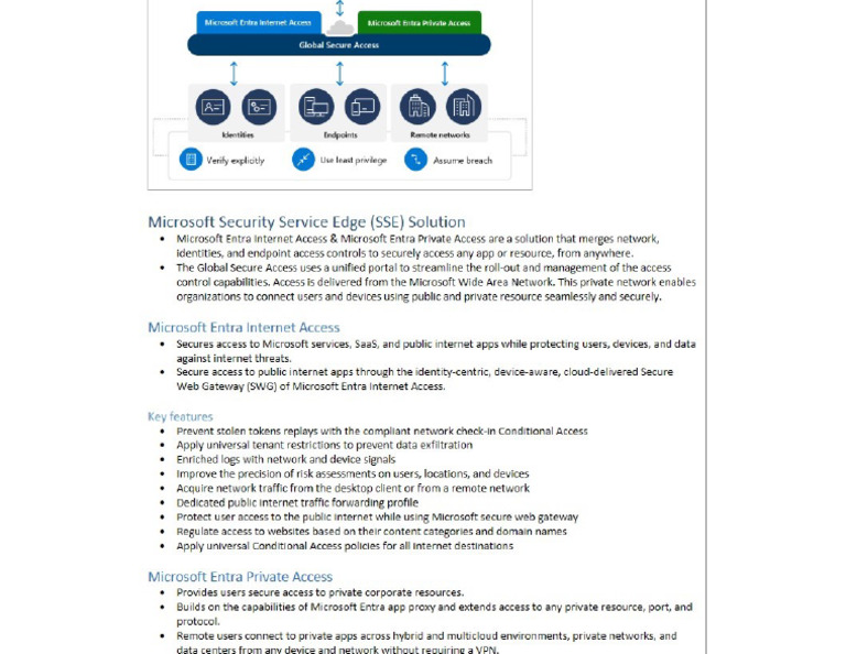 Explore Global Secure Access | PDF