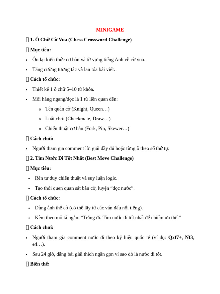 MINIGAME | PDF