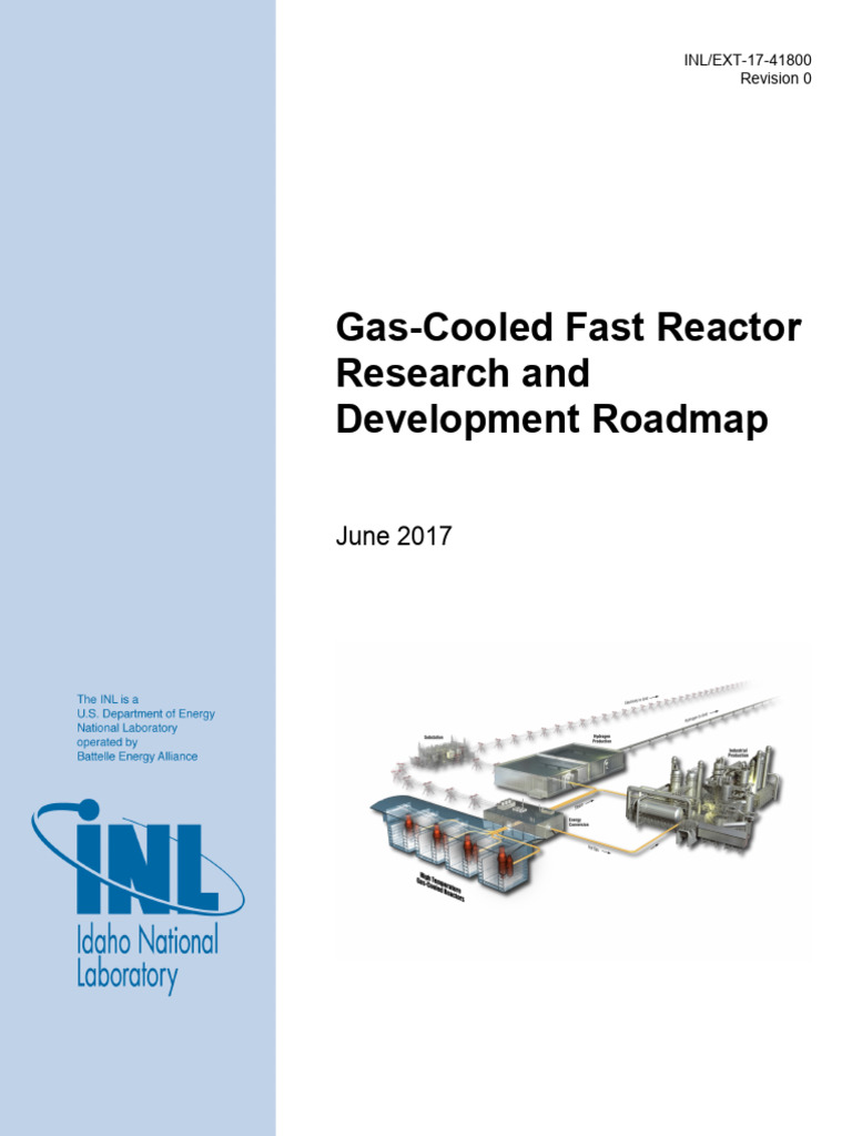 Gas-Cooled Fast Reactor R&D Roadmap | PDF | Nuclear Fuel | Nuclear Reactor