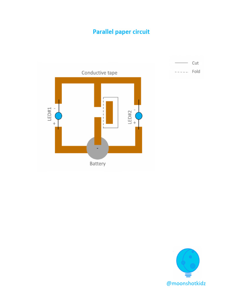 Parallel Paper Circuit Template With Instructions | PDF